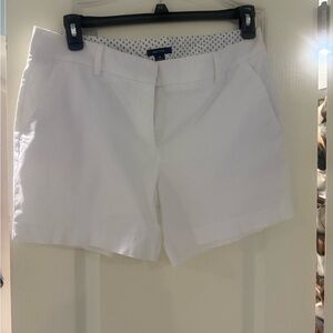 White Tailored Nautica  Shorts for Dressy-Casual Style